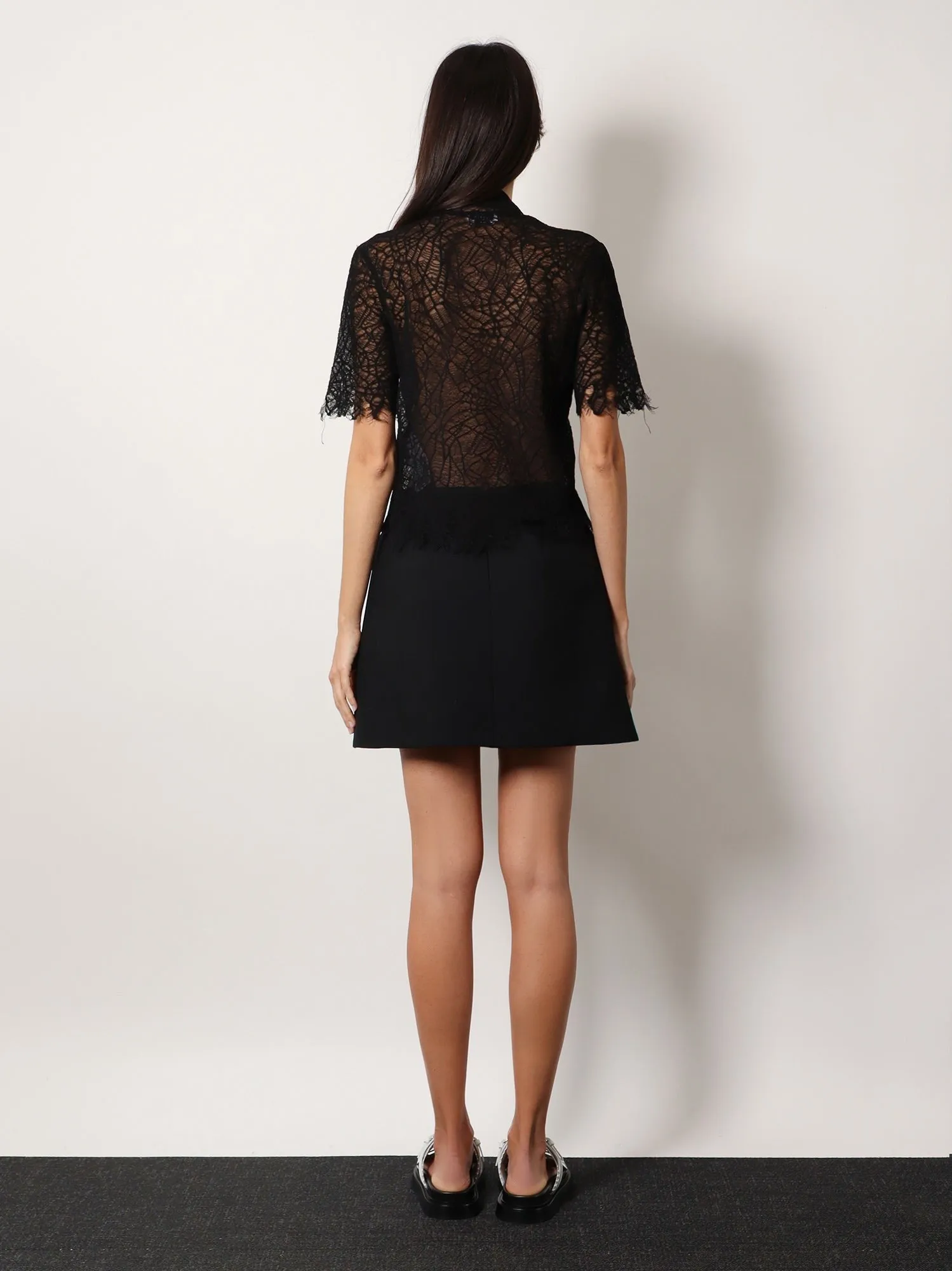 Alexander Mcqueen Mini lenght wool skirt sold by Siebentaschen product image thumbnail 3