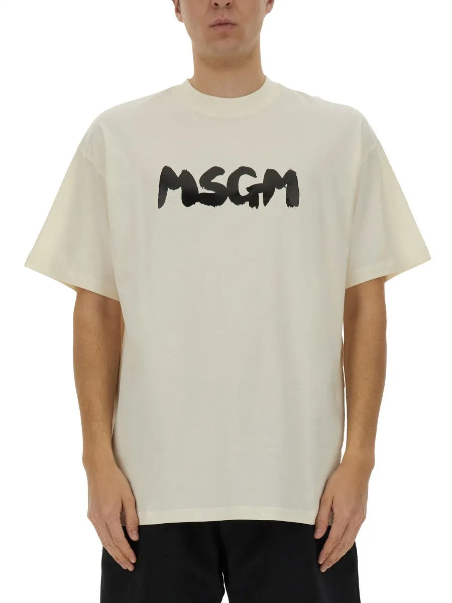 msgm COTTON T-SHIRT sold by Siebentaschen