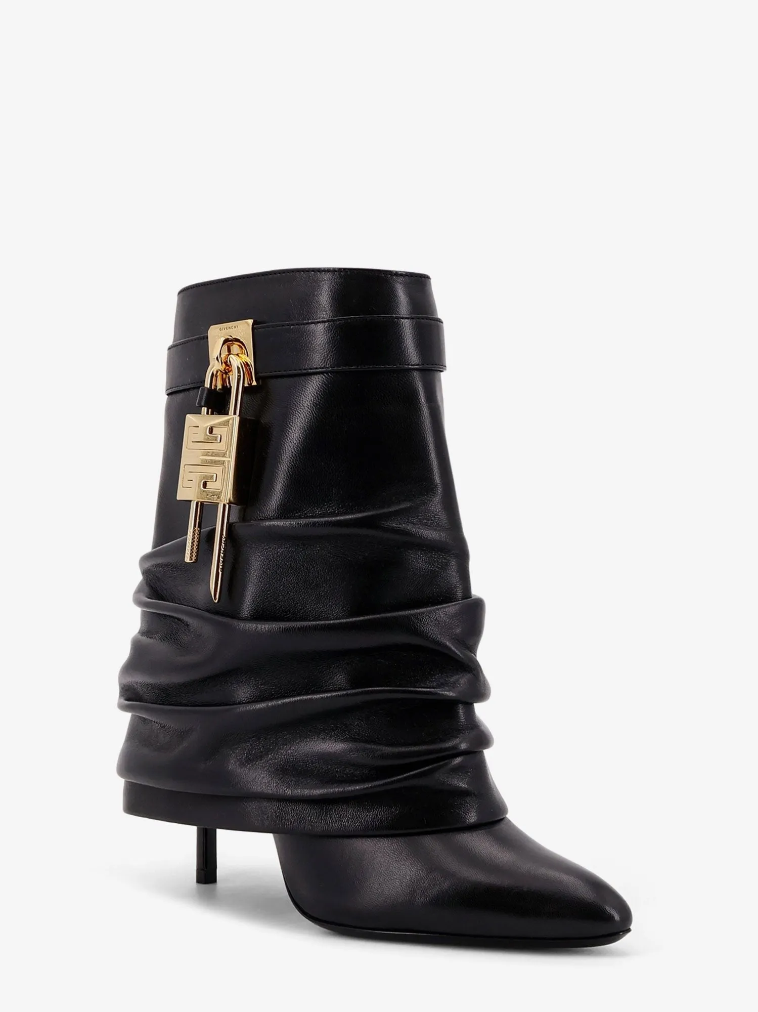 Givenchy Shark Lock Stiletto leather ankle boots sold by Siebentaschen product image thumbnail 2