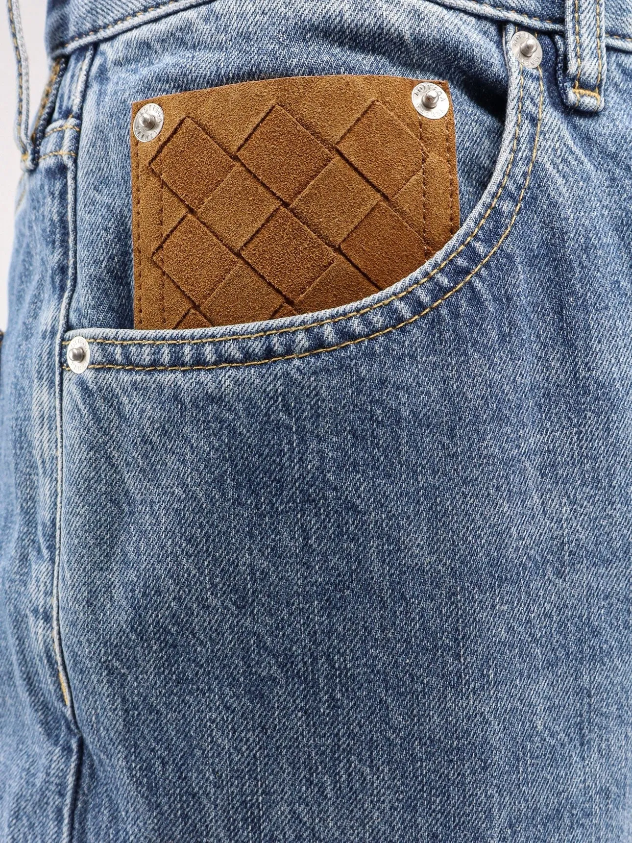 Bottega Veneta Wide leg jeans with turn up sold by Siebentaschen product image thumbnail 3