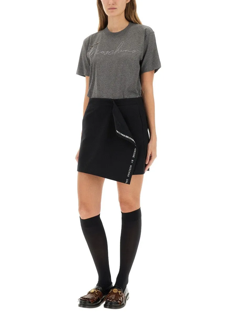 Moschino T-SHIRT WITH EMBROIDERED LOGO sold by Siebentaschen product image thumbnail 2