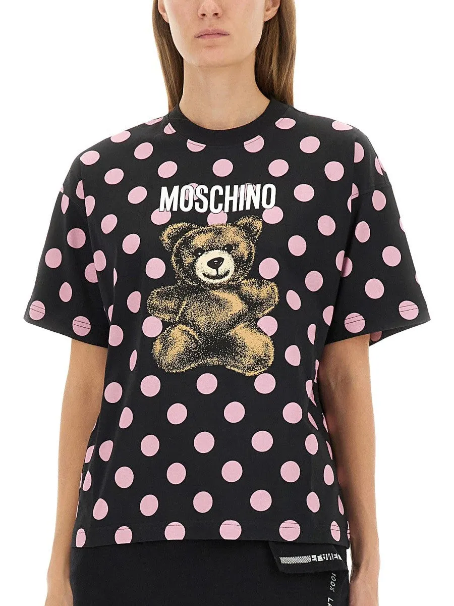 Moschino "TEDDY POLKA DOTS" T-SHIRT sold by Siebentaschen product image thumbnail 4