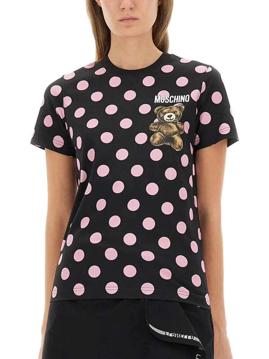 Moschino "TEDDY POLKA DOTS" T-SHIRT sold by Siebentaschen product image thumbnail 4
