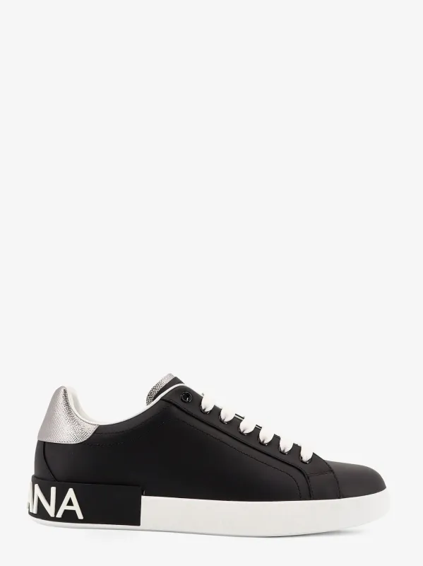 Dolce & Gabbana Low-top leather sneakers sold by Siebentaschen