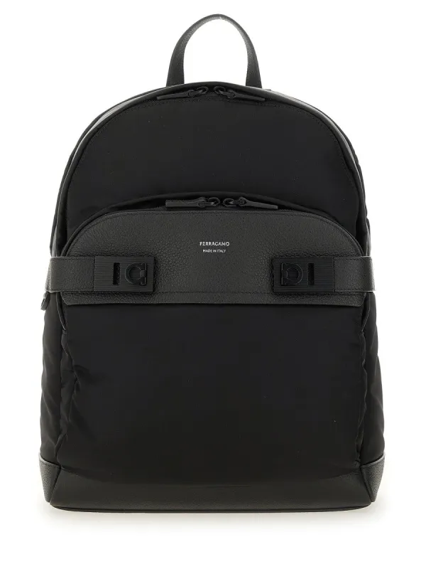 Ferragamo BACKPACK WITH BUCKLES "HOOKS" sold by Siebentaschen