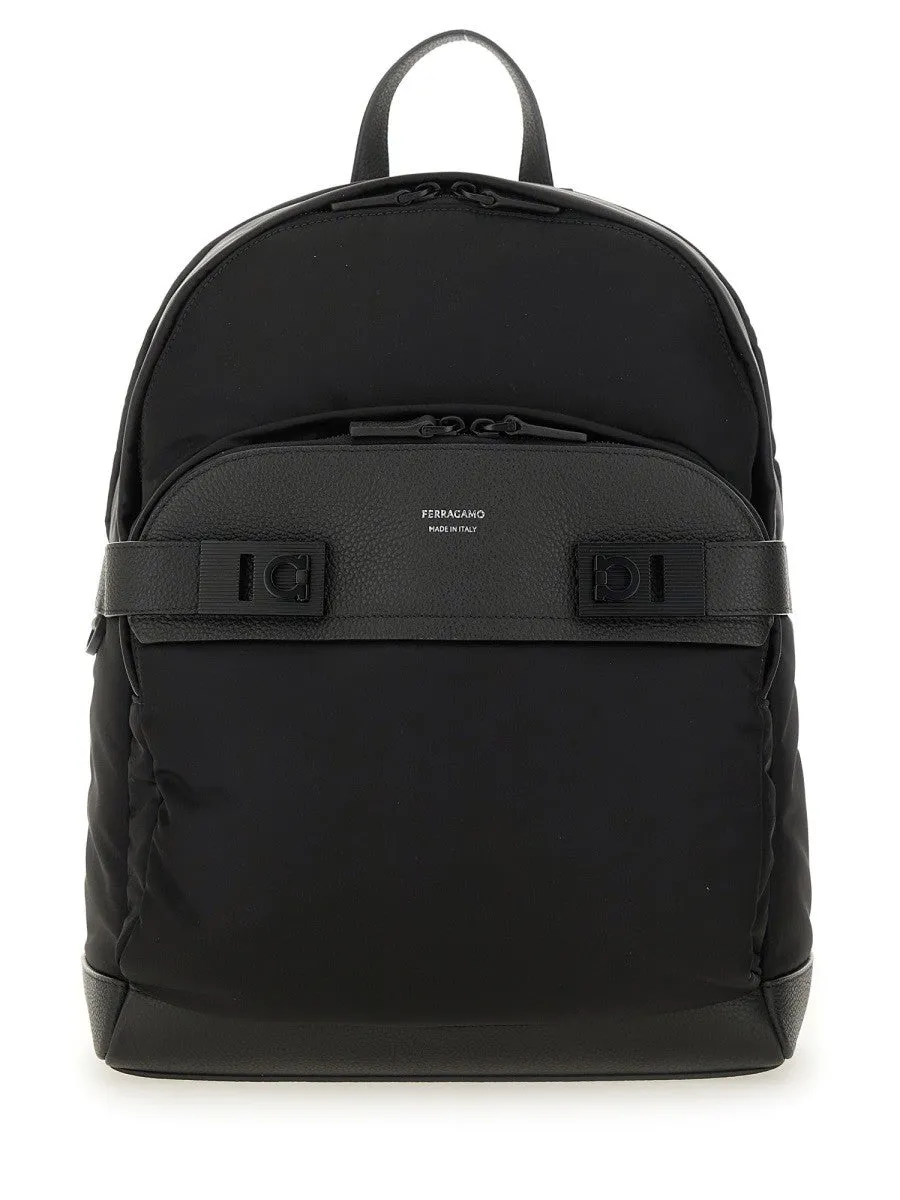 Ferragamo BACKPACK WITH BUCKLES "HOOKS" sold by Siebentaschen