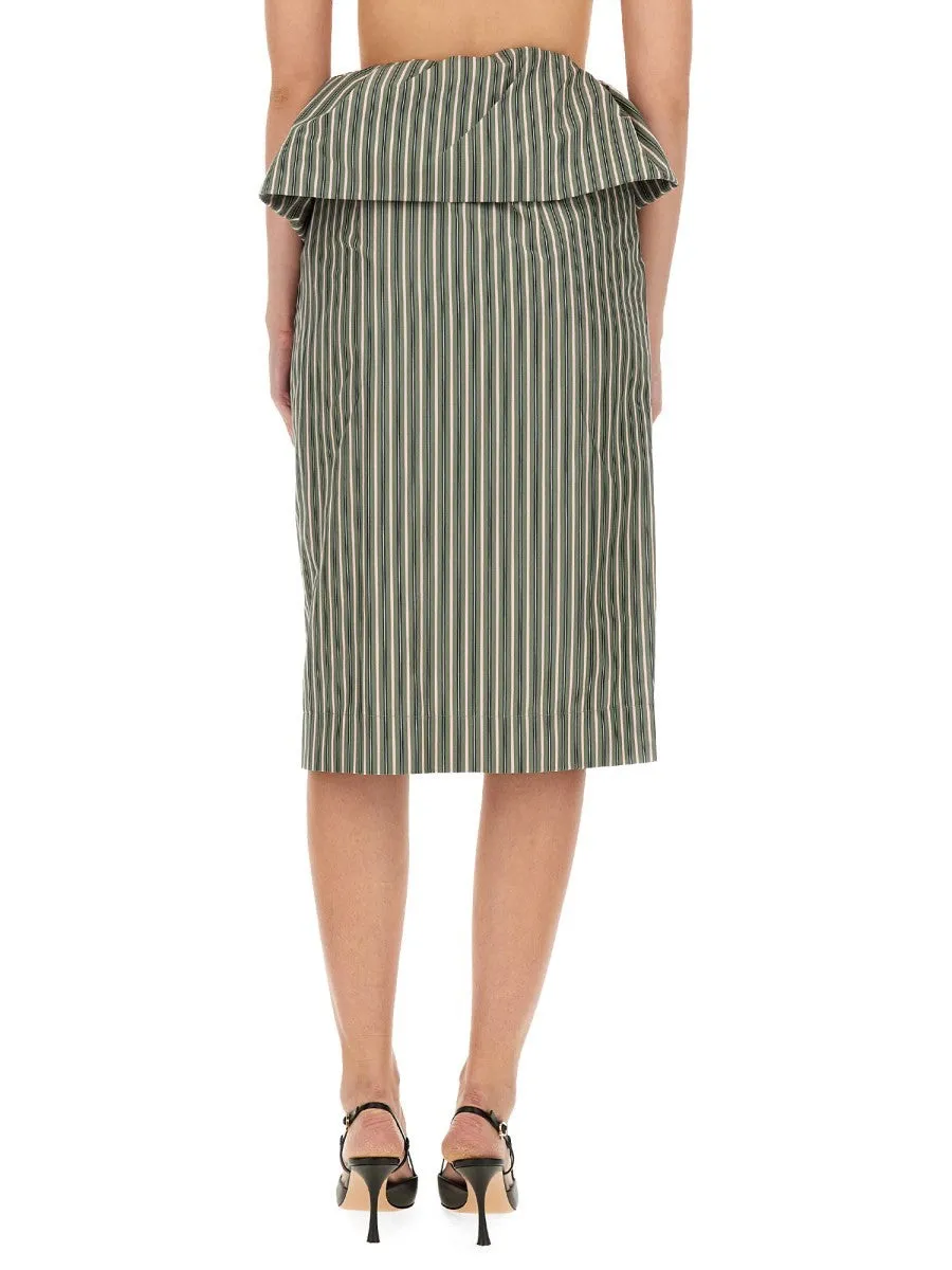 Dries Van Noten STRIPED MIDI SKIRT sold by Siebentaschen product image thumbnail 3