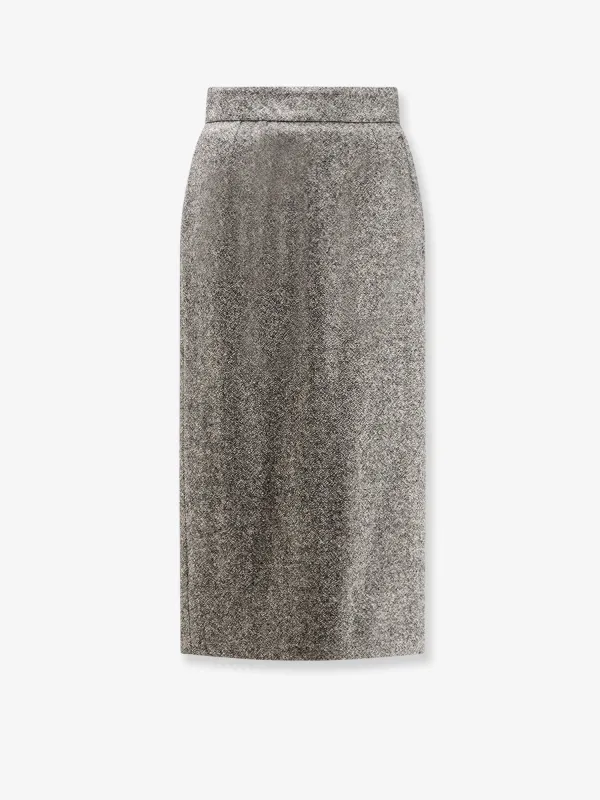 Dolce & Gabbana Virgin wool midi pencil skirt sold by Siebentaschen