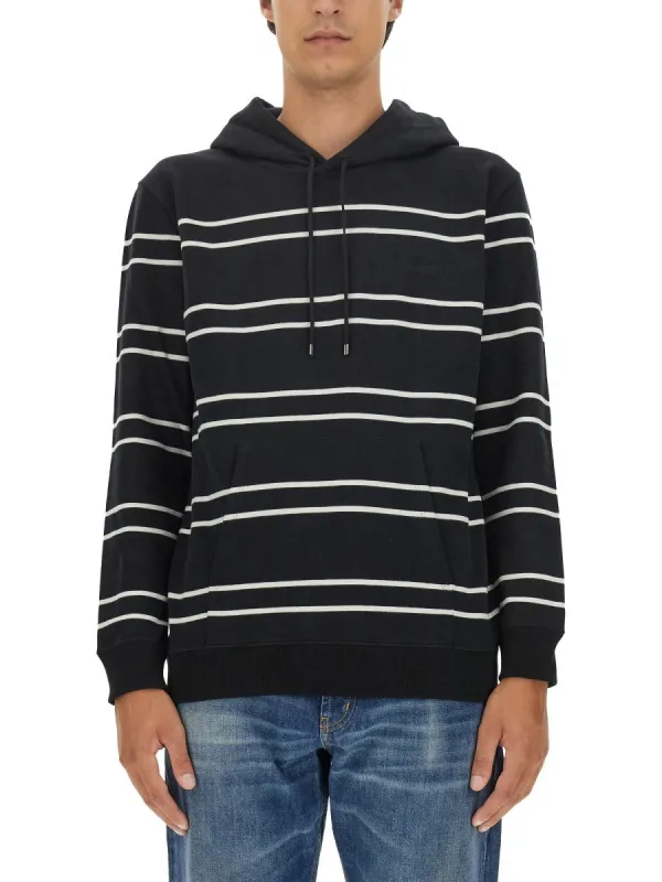 Saint Laurent STRIPED SWEATSHIRT sold by Siebentaschen
