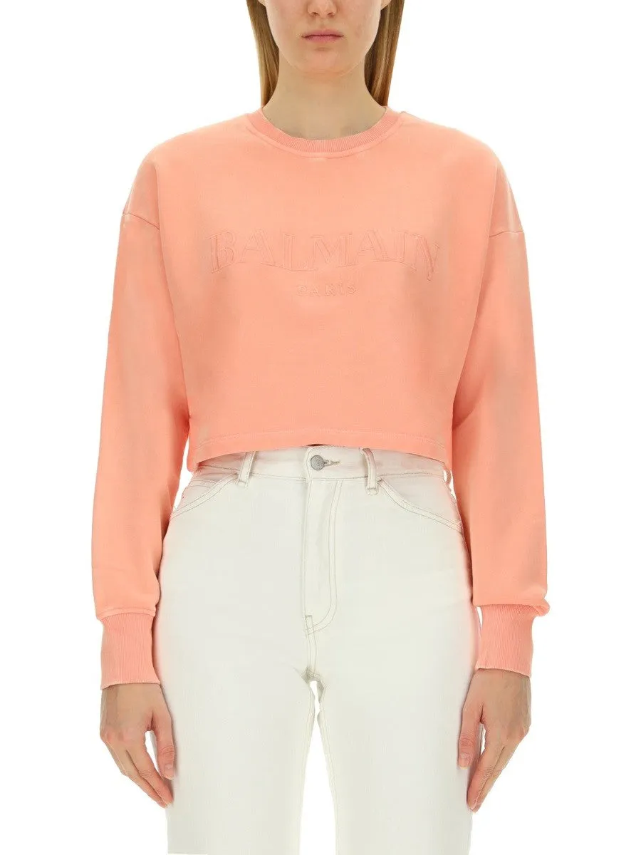 Balmain SWEATSHIRT WITH LOGO sold by Siebentaschen