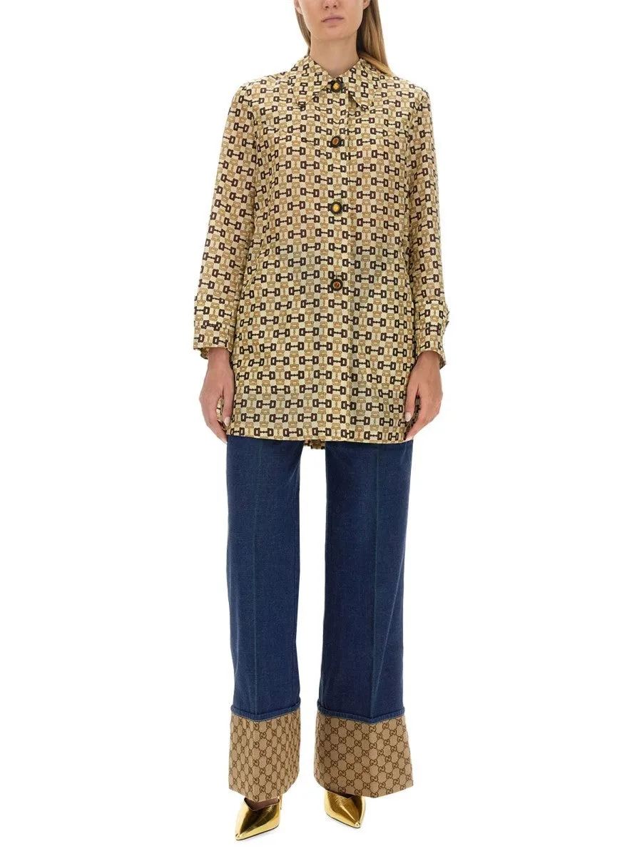 Gucci GUCCI HORSEBIT PRINT COAT sold by Siebentaschen product image thumbnail 2
