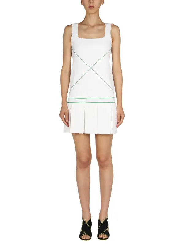 Bottega Veneta LOGO EMBROIDERY DRESS sold by Siebentaschen