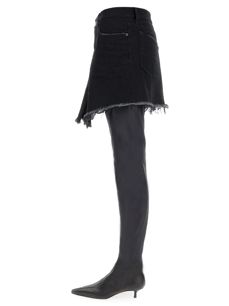 Balenciaga MINI CUT-UP SKIRT sold by Siebentaschen product image thumbnail 4