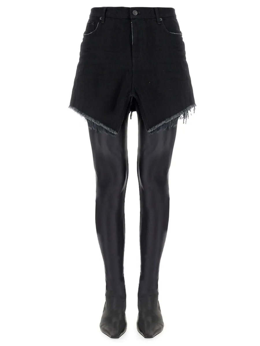 Balenciaga MINI CUT-UP SKIRT sold by Siebentaschen