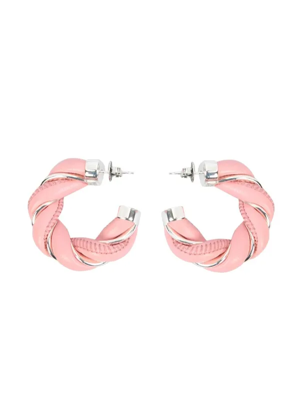 Bottega Veneta BRAIDED HOOP EARRINGS sold by Siebentaschen