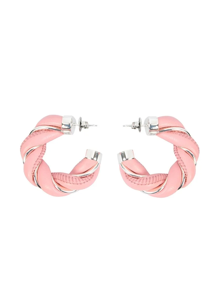 Bottega Veneta BRAIDED HOOP EARRINGS sold by Siebentaschen