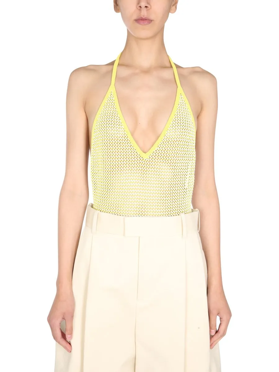 Bottega Veneta V-NECK BODYCON sold by Siebentaschen