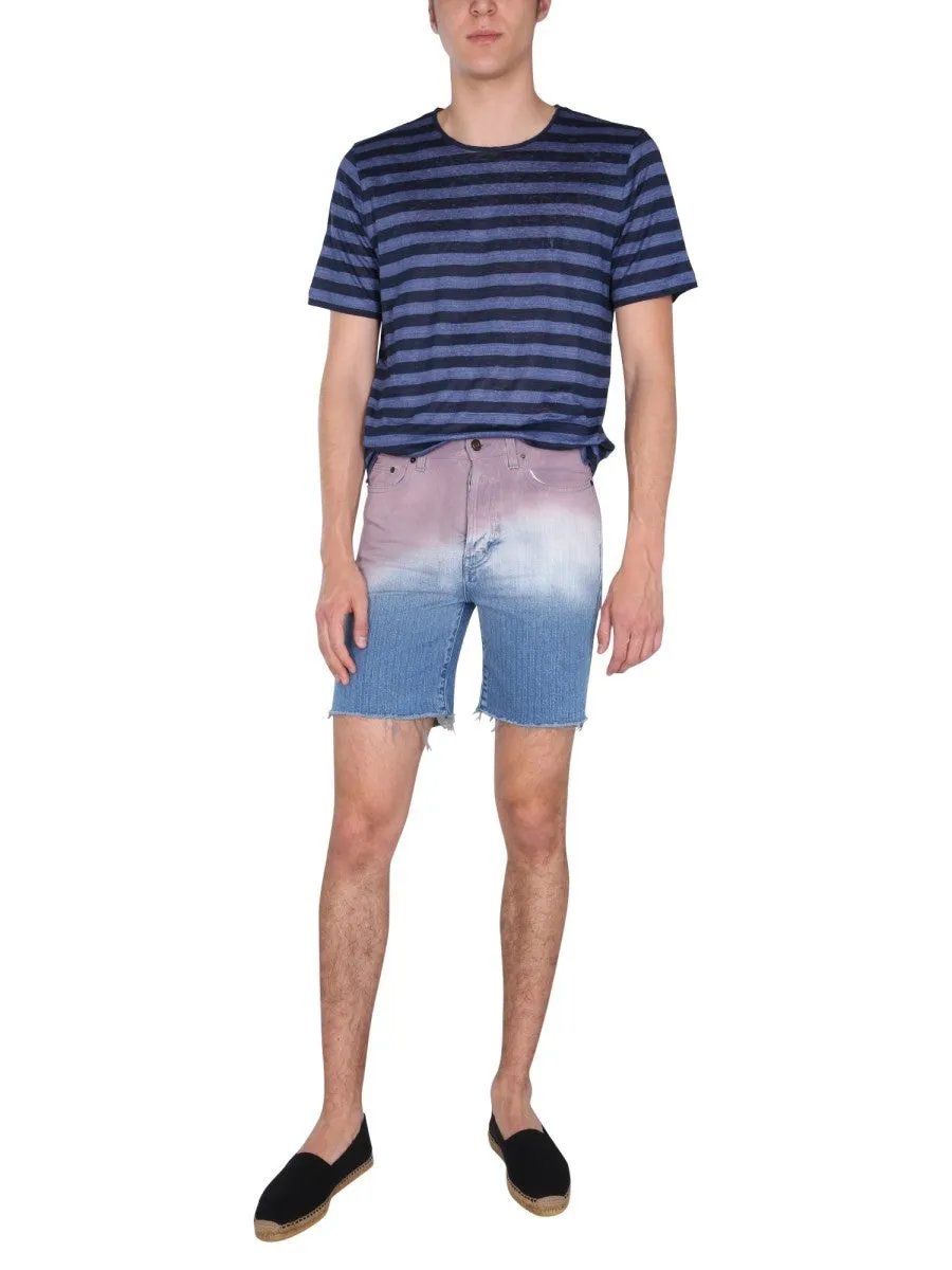 Saint Laurent DEGRADED PRINT BERMUDA sold by Siebentaschen product image thumbnail 2