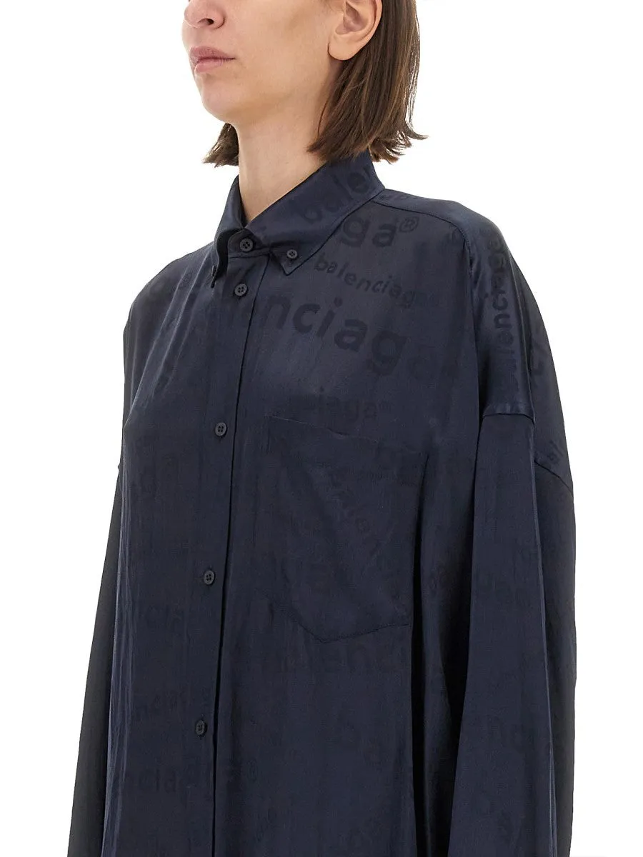Balenciaga ALL OVER LOGO SHIRT sold by Siebentaschen product image thumbnail 4