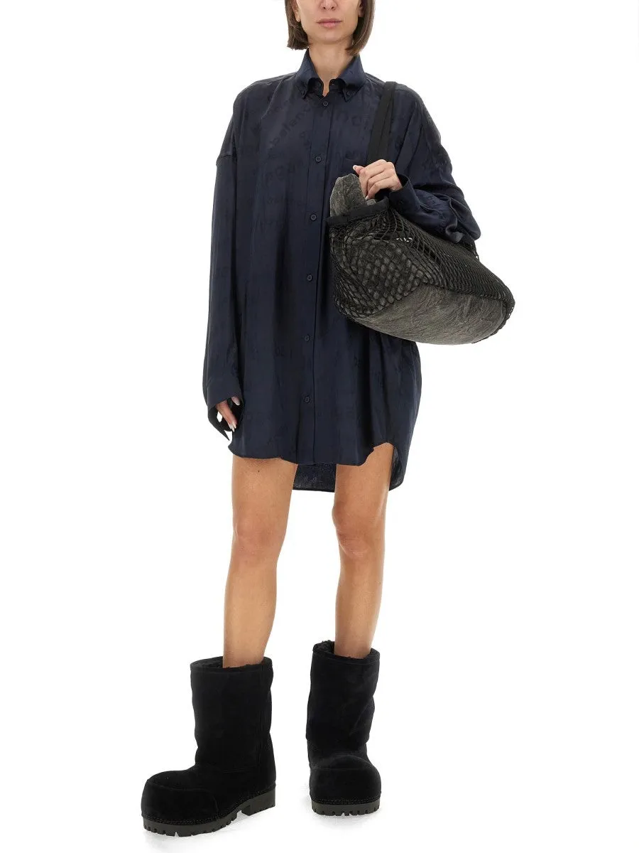 Balenciaga ALL OVER LOGO SHIRT sold by Siebentaschen product image thumbnail 2