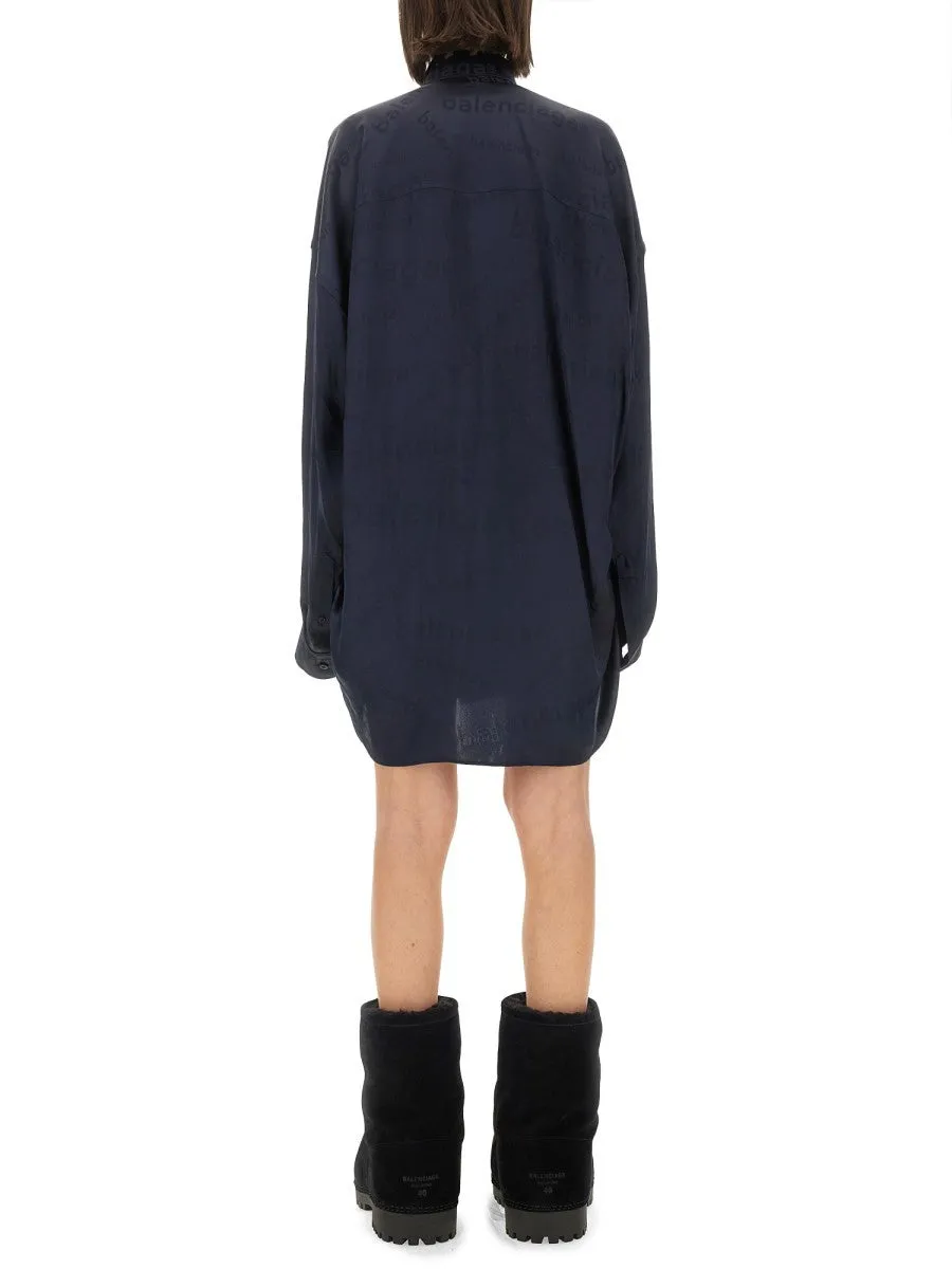 Balenciaga ALL OVER LOGO SHIRT sold by Siebentaschen product image thumbnail 3