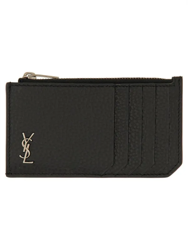 Saint Laurent CASSANDRE FRAGMENTS CARD HOLDER sold by Siebentaschen