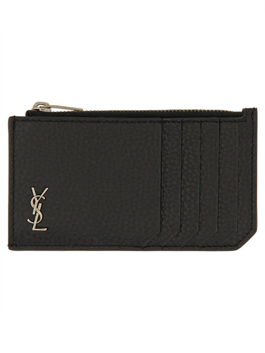 Saint Laurent CASSANDRE FRAGMENTS CARD HOLDER sold by Siebentaschen