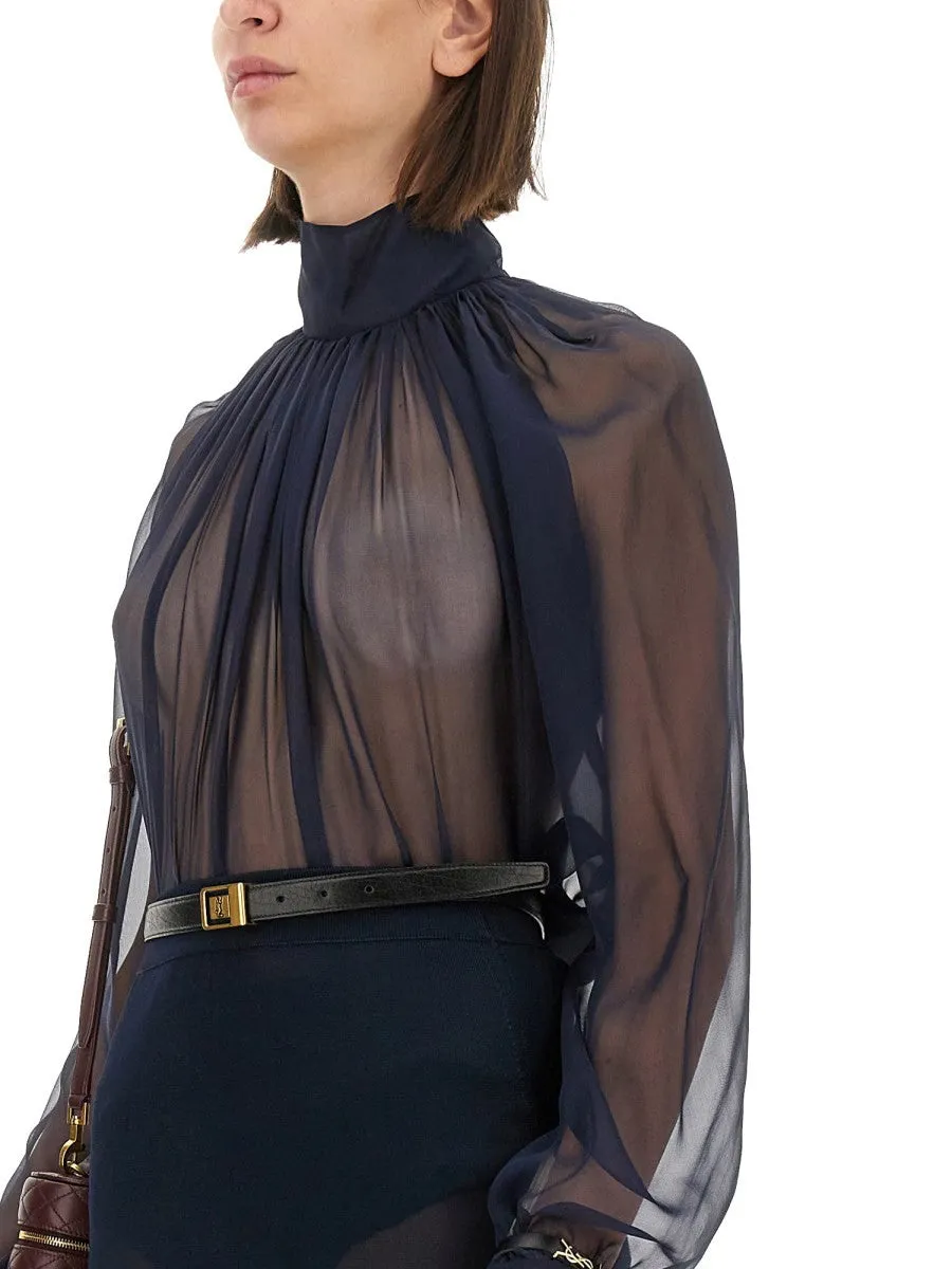 Saint Laurent TURTLENECK BLOUSE sold by Siebentaschen product image thumbnail 4