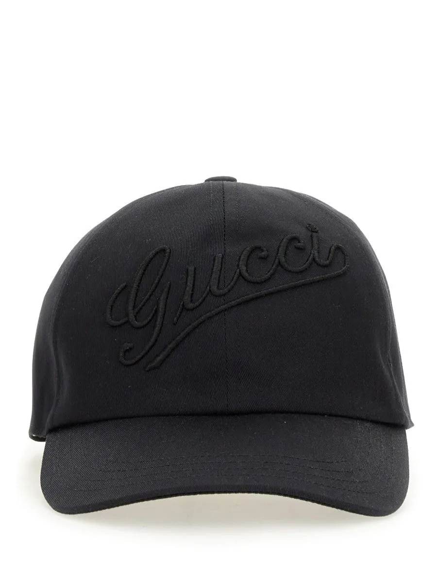 Gucci BASEBALL CAP WITH EMBROIDERY sold by Siebentaschen