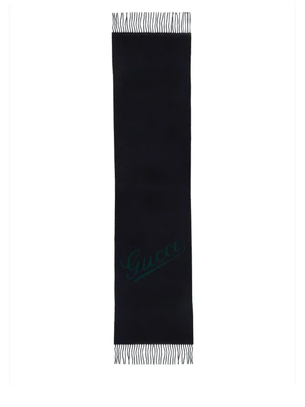Gucci SCARF WITH LOGO sold by Siebentaschen