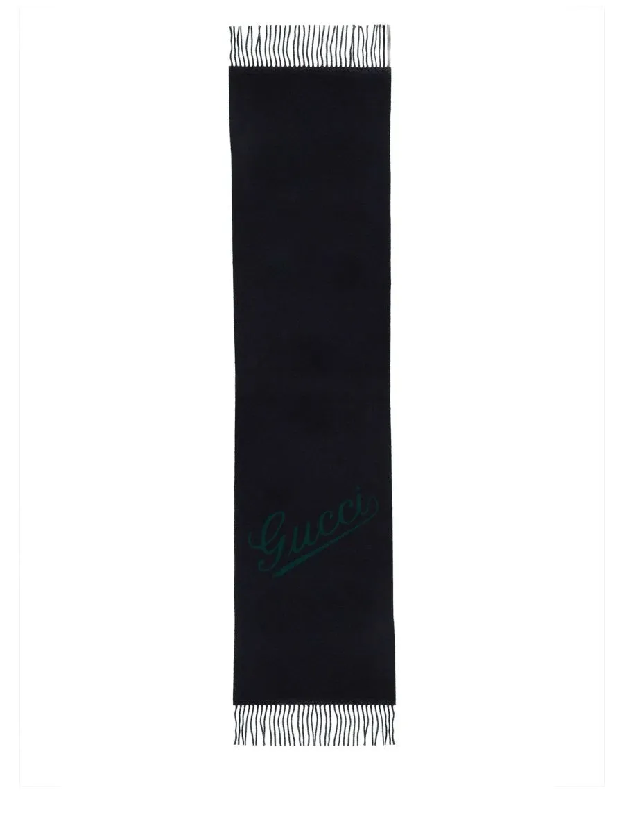 Gucci SCARF WITH LOGO sold by Siebentaschen
