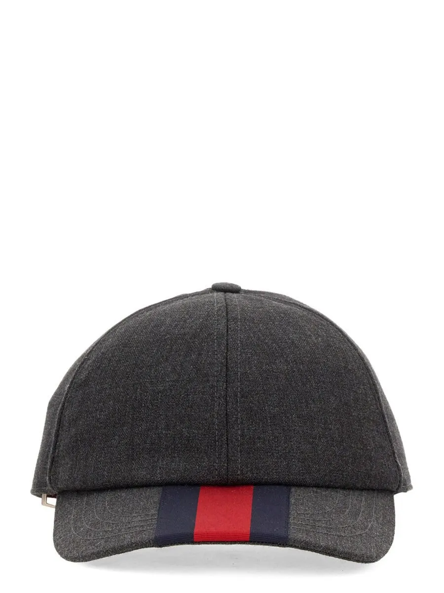 Gucci BASEBALL HAT WITH WEB BAND sold by Siebentaschen