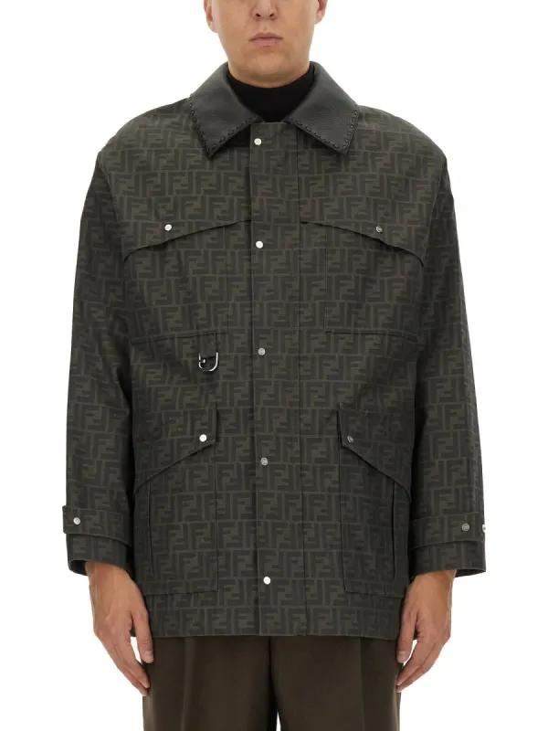 Fendi BLOUSON IN JACQUARD "FF" sold by Siebentaschen