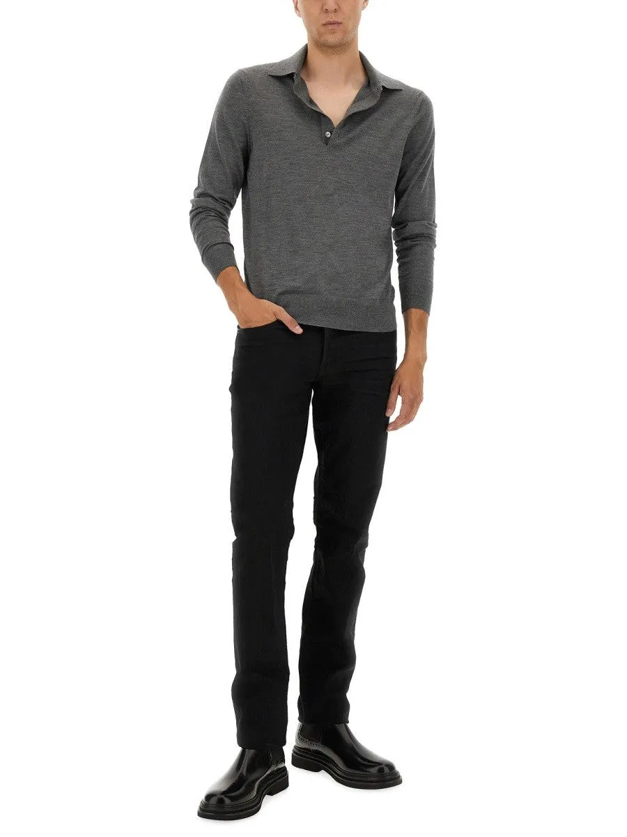 TOM FORD FINE MERINO VIRGIN WOOL POLO SHIRT sold by Siebentaschen product image thumbnail 2