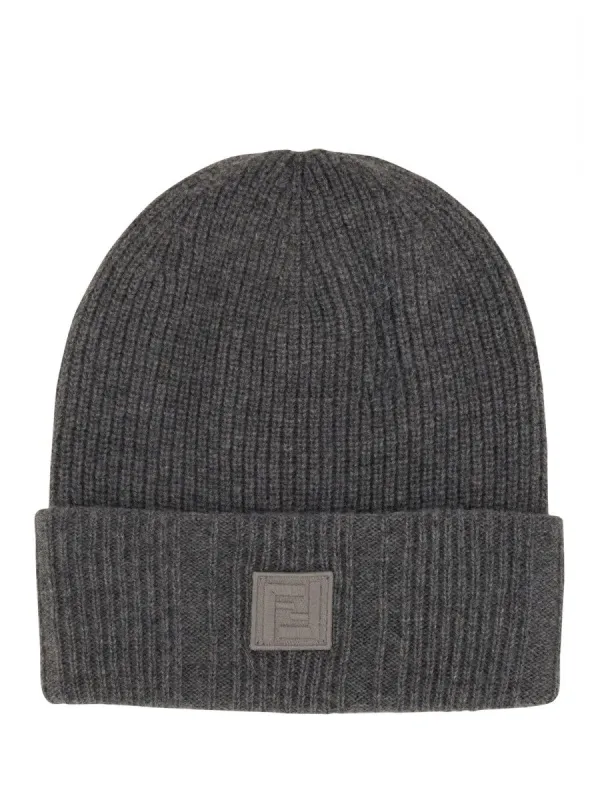 Fendi BEANIE HAT WITH LOGO sold by Siebentaschen