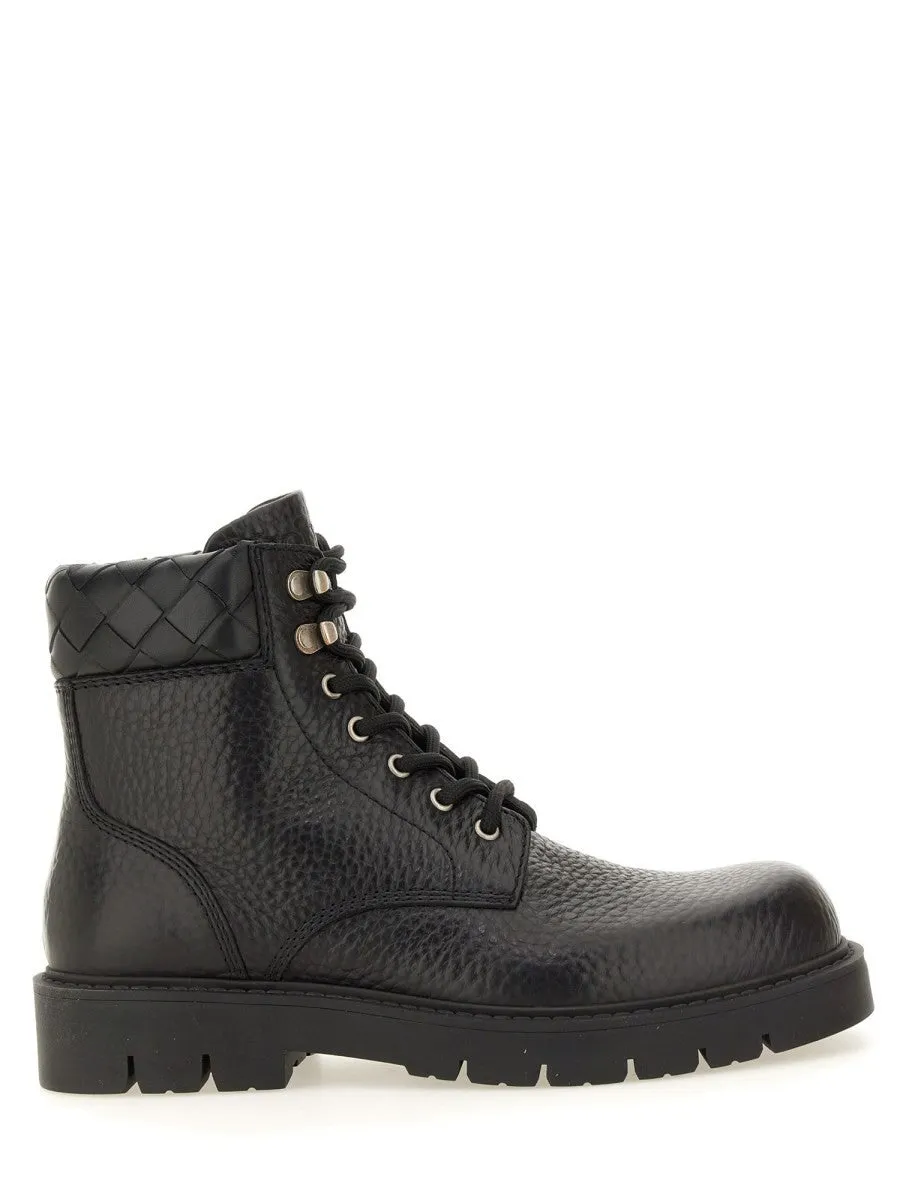 Bottega Veneta LACE-UP BOOT "HADDOCK" sold by Siebentaschen