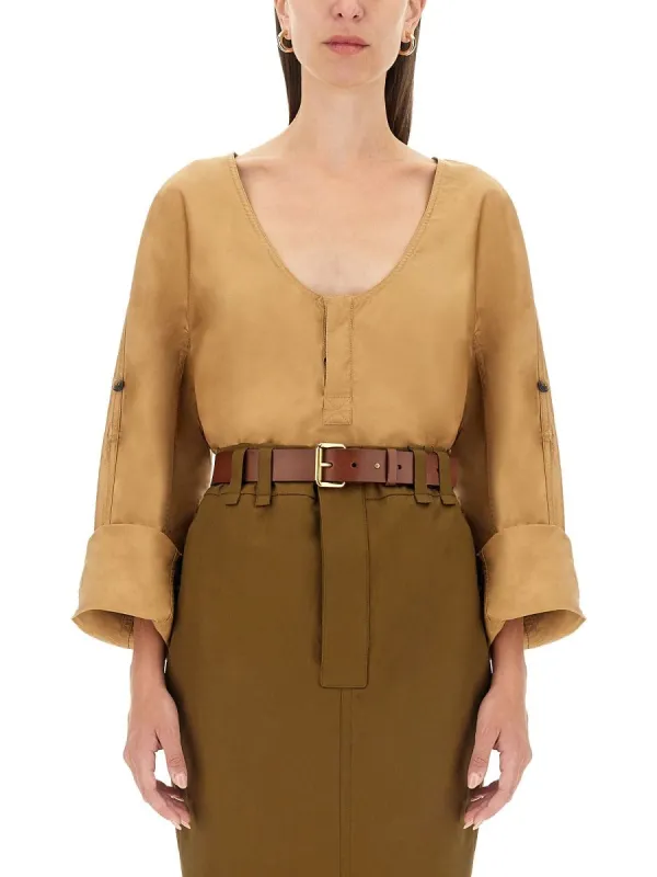 Saint Laurent BLUSA HENLEY sold by Siebentaschen