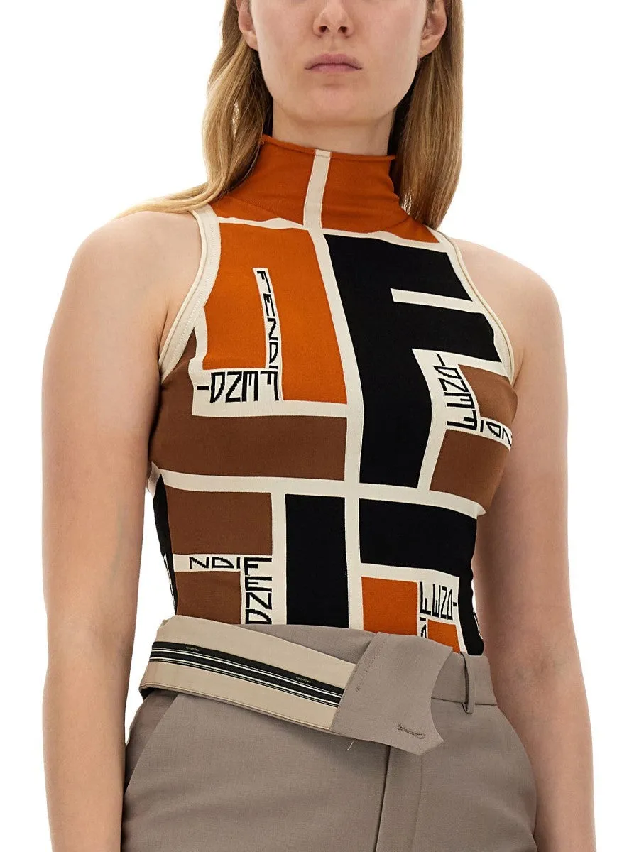 Fendi FF PUZZLE PATTERN TOP sold by Siebentaschen product image thumbnail 4