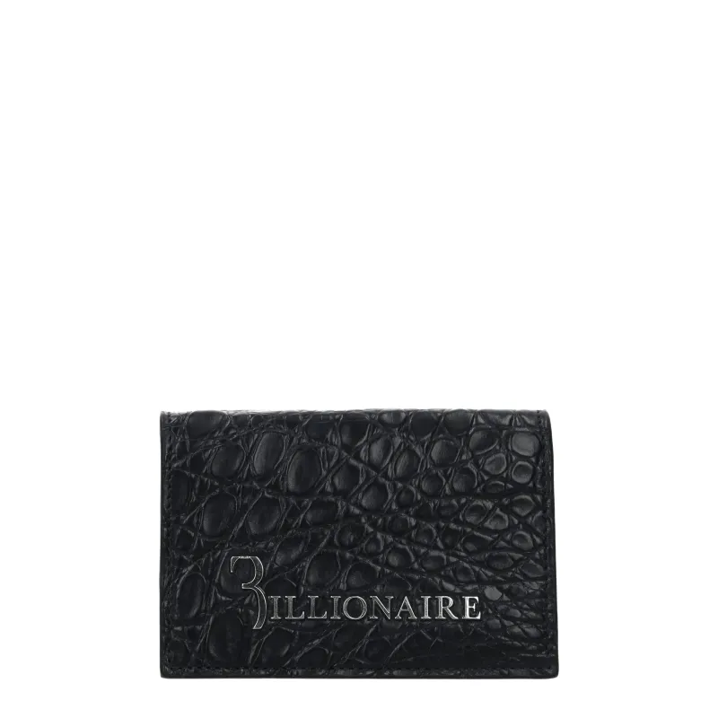 Billionaire Italian Couture Blue Crocodile Cardholder sold by Siebentaschen