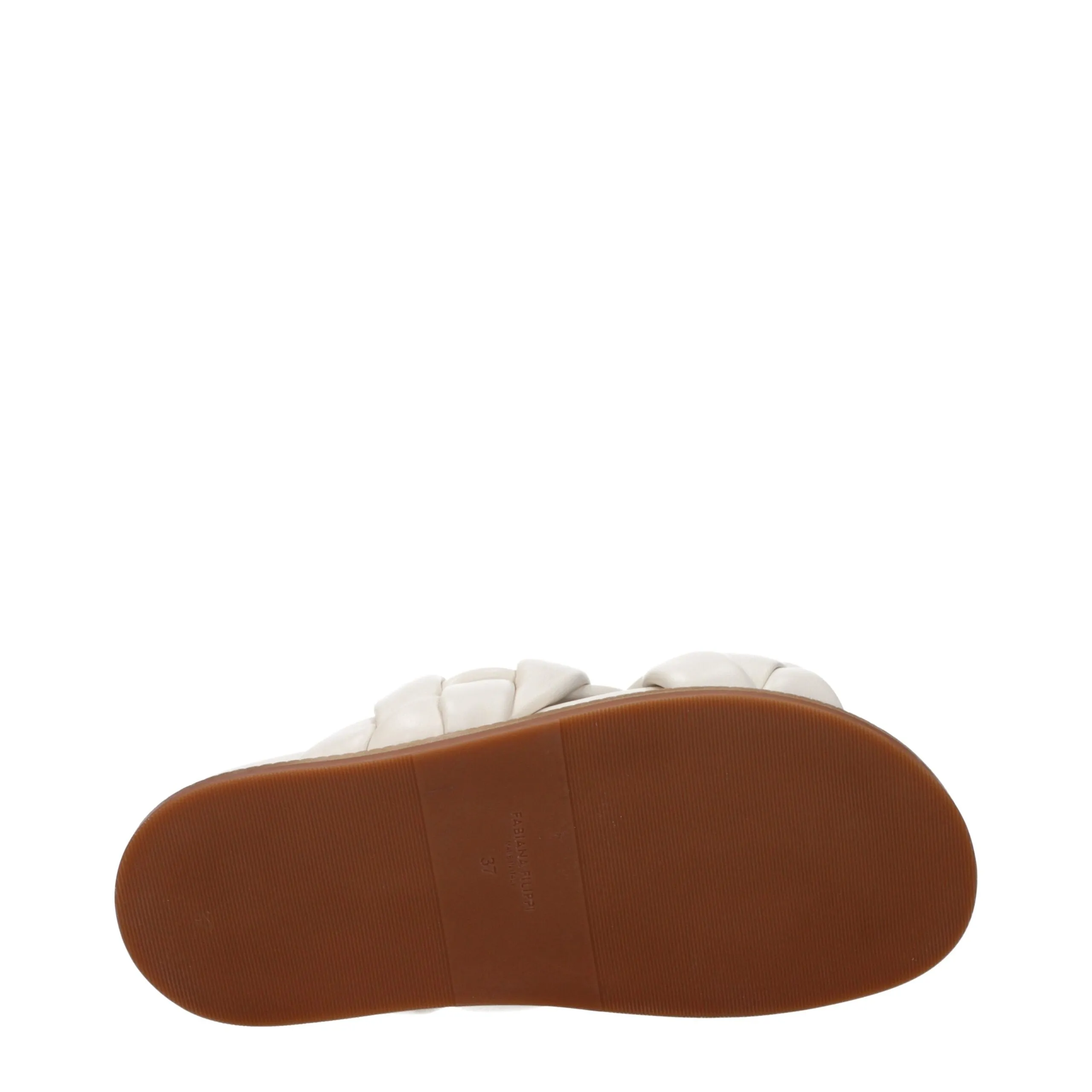 Fabiana Filippi Beige Leather Slippers sold by Siebentaschen product image thumbnail 5