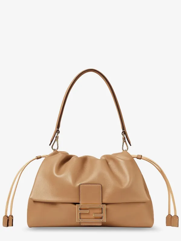 Fendi Mamma Baguette Large leather shoulder bag sold by Siebentaschen