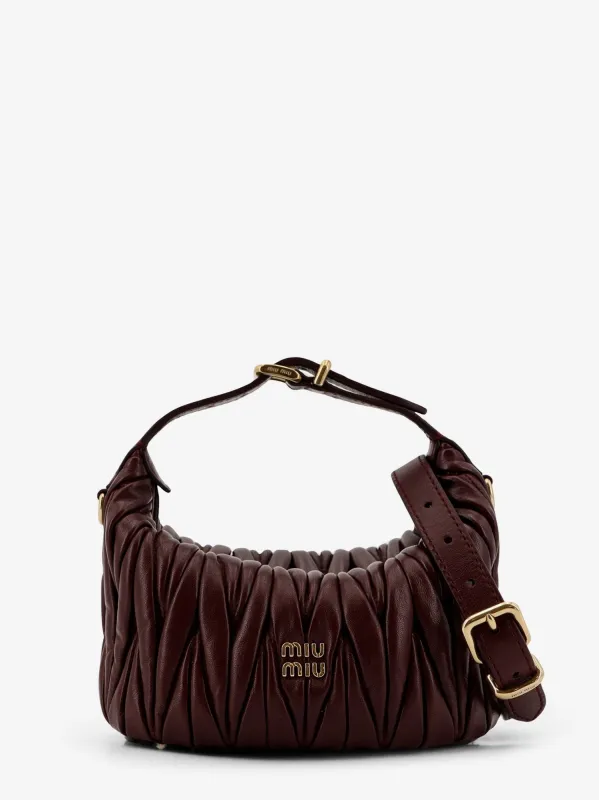 Miu Miu Matelassé leather handbag sold by Siebentaschen