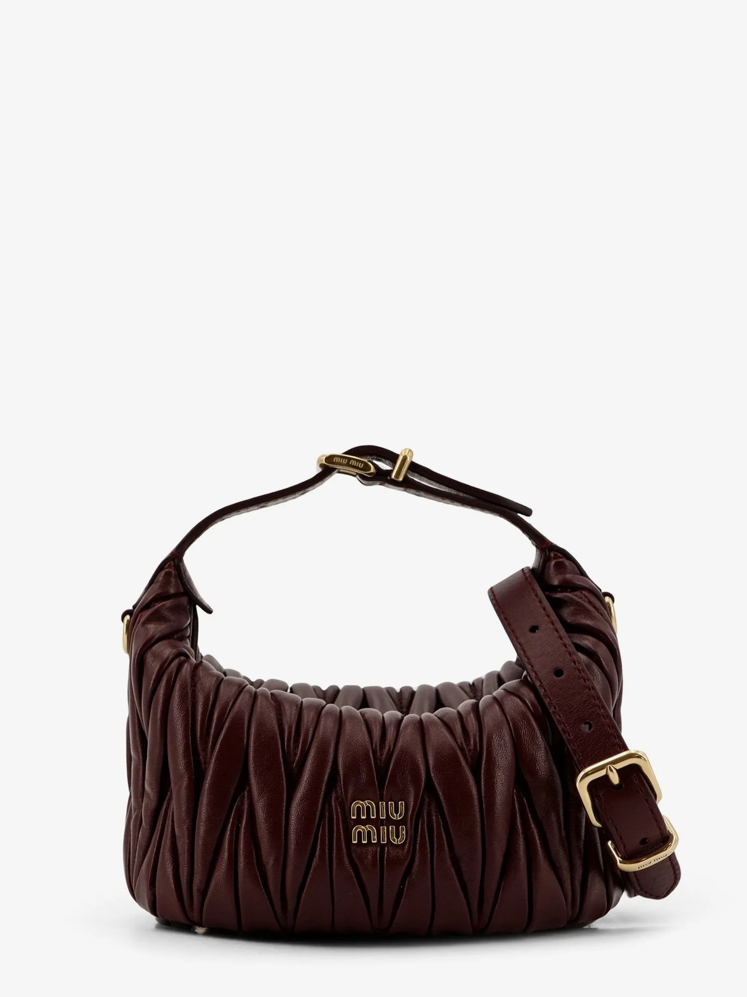 Miu Miu Matelassé leather handbag sold by Siebentaschen
