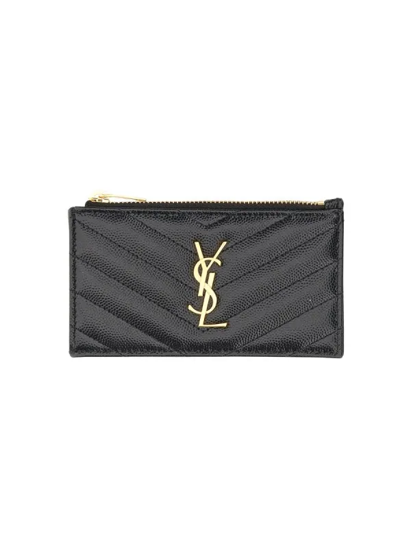 Saint Laurent CARD HOLDER "CASSANDRAS" sold by Siebentaschen