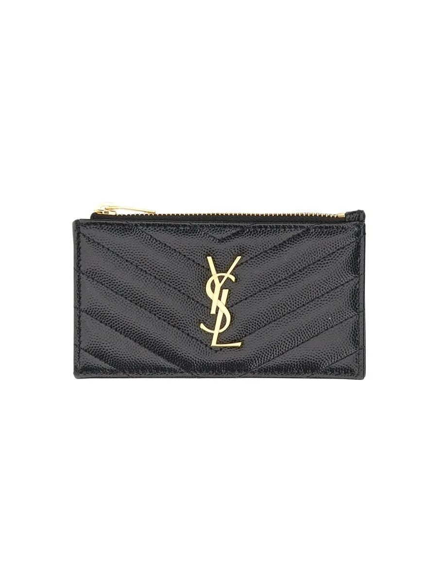 Saint Laurent CARD HOLDER "CASSANDRAS" sold by Siebentaschen