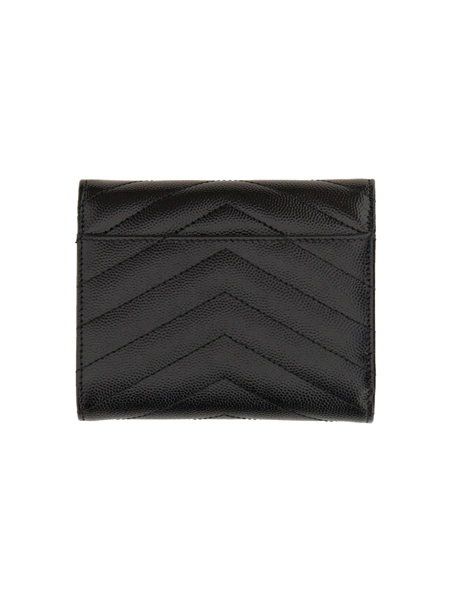 Saint Laurent "CASSANDRAS" COMPACT TRI-FOLD WALLET sold by Siebentaschen product image thumbnail 2