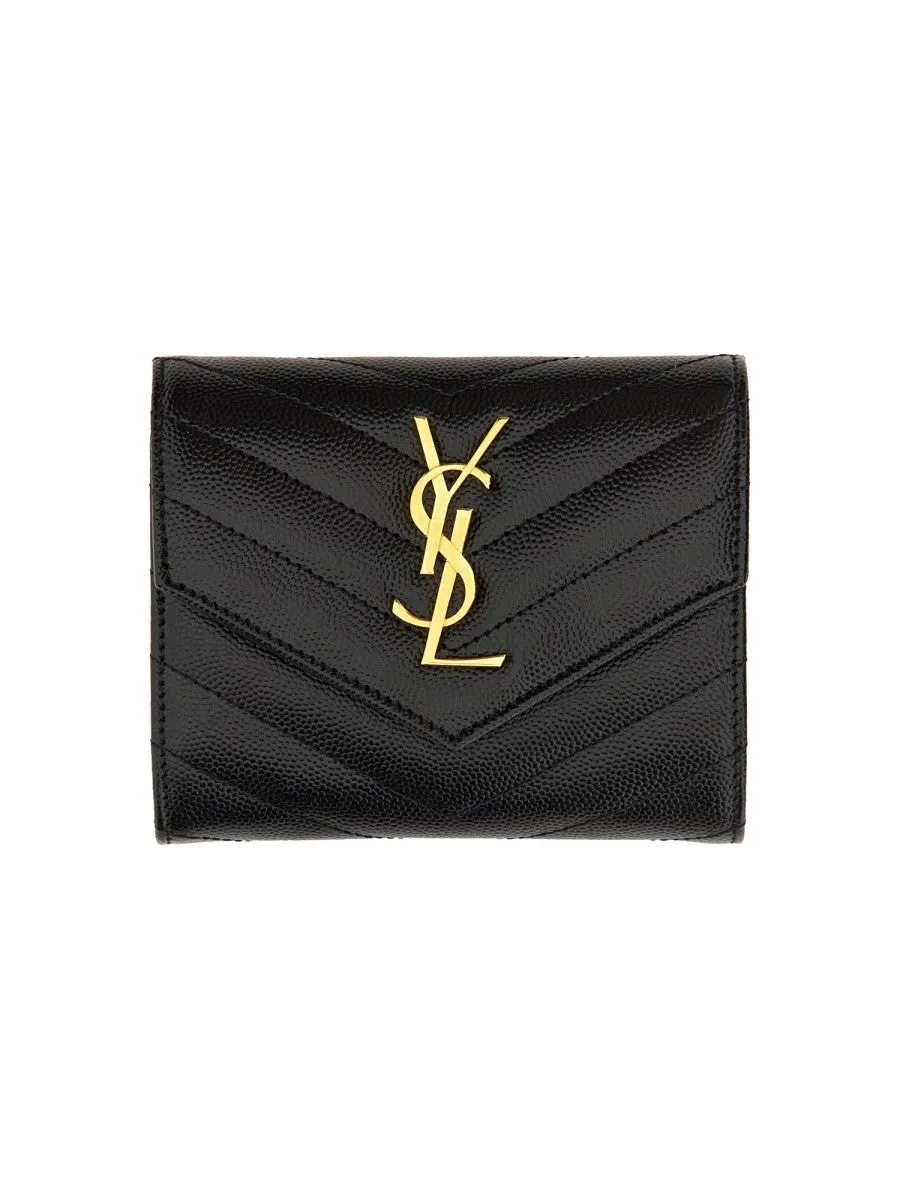 Saint Laurent "CASSANDRAS" COMPACT TRI-FOLD WALLET sold by Siebentaschen product image thumbnail 5