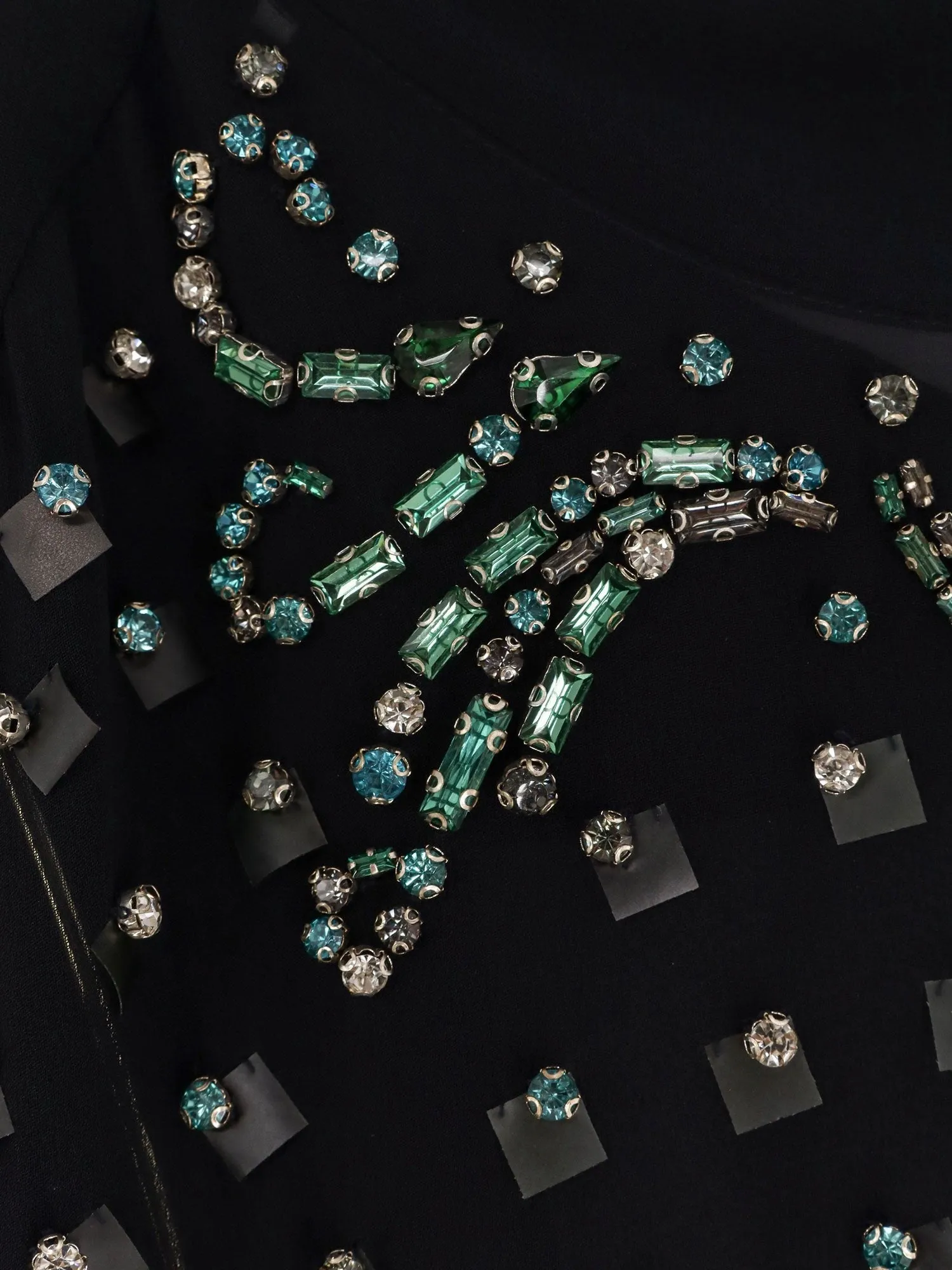 Dries Van Noten Viscose shirt with rhinestones sold by Siebentaschen product image thumbnail 3