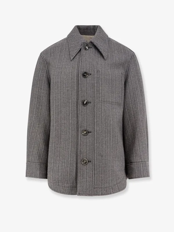 AMI PARIS Wool blend overshirt sold by Siebentaschen