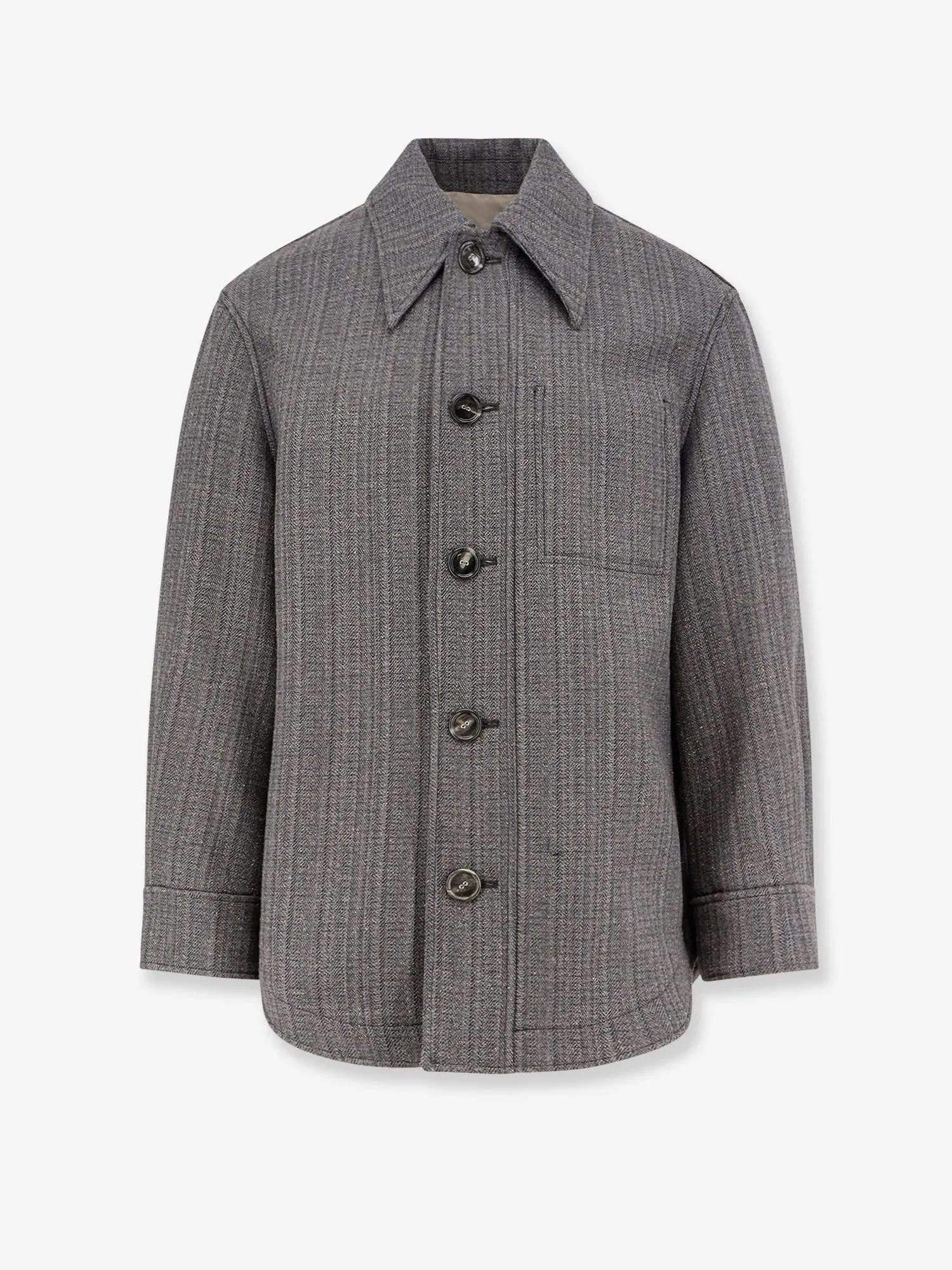 AMI PARIS Wool blend overshirt sold by Siebentaschen